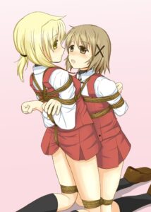 【画像】　JK1「どう？ほどけそう？」ｷﾞﾁｷﾞﾁJK2「んっ…今頑張ってる…(顔近いよ///)｣ｷﾞﾁｷﾞﾁ
