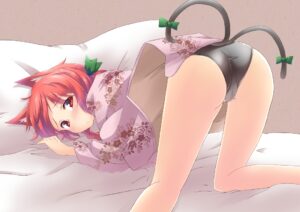 【2次元】我慢できないエロさに理性崩壊！四つん這いになってちゃってる美少女エロ画像【お尻からどうぞ】-04