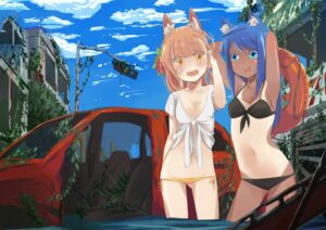【2次元エロ】誘惑されたい、艶やか下着姿の美少女エロ画像【めちゃシコ】-05