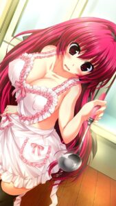 【2次元】めっちゃエロカワ！裸エプロンの美少女エロ画像【男のロマン】-14