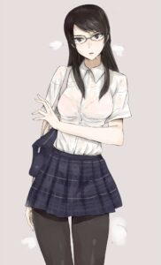 【2次萌えエロ】服や下着が透けてエッチな事になっちゃってる美少女エロ画像-10