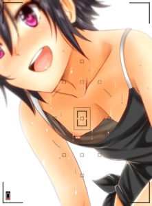 【2次萌えエロ】めちゃシコ！エッロエロな乳首チラ見せしちゃってる美少女エロ画像