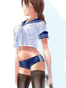 【2次萌えエロ】服や下着が透けてエッチな事になっちゃってる美少女エロ画像-09