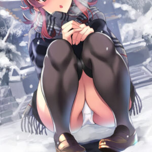 【二次エロ】ニーソックス・絶対領域のエロ画像