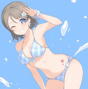【二次エロ】見た瞬間にフル勃起しちゃいそうな水着を着ている女の子のエロ画像【40枚】