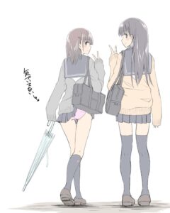 スカートを巻き込んでパンチラしちゃってる女の子のエロ画像【29枚】