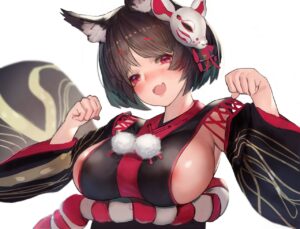 【二次エロ】乳輪や乳首がチラ見えしちゃってる女の子のエロ画像【45枚】