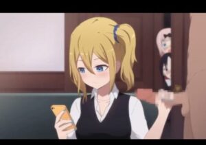 かぐや様は告らせたい スマホ片手に手コキをする早坂のエロアニメ動画