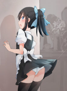 【二次エロ】見れることならずっと見ていたいパンチラしている女の子のエロ画像