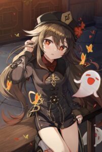 【二次エロ】原神、璃月の葬儀屋の少女、胡桃の画像まとめ！No.03【20枚】